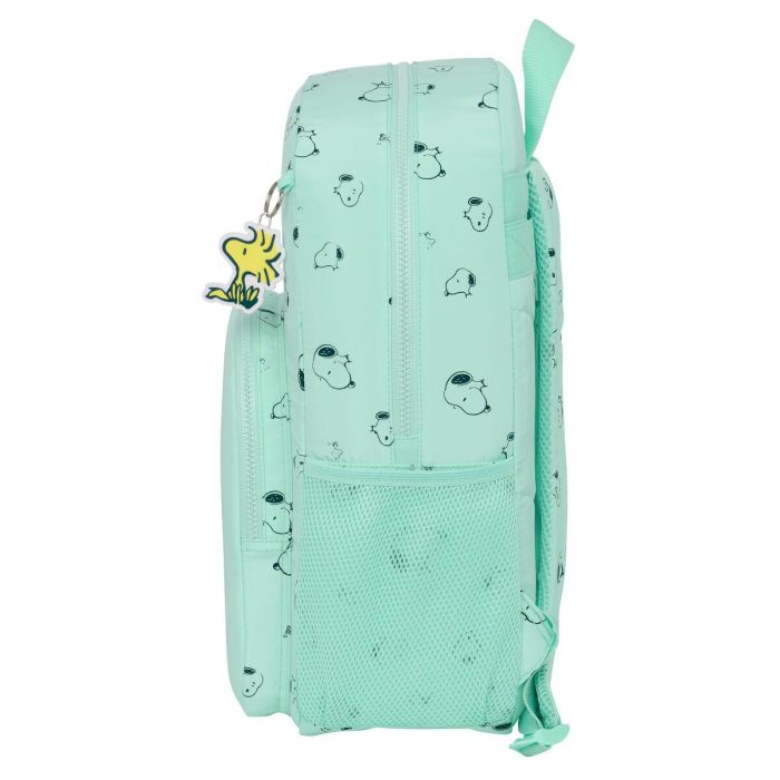 Mochila Escolar Snoopy Groovy Verde 30 x 46 x 14 cm 2