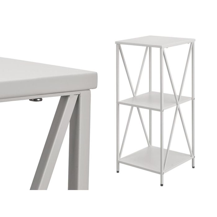 Estanteria 3 Baldas Gris Giftdecor 33x75x33cm Estanteria 3 Baldas Gris Giftdecor 33x75x33cm