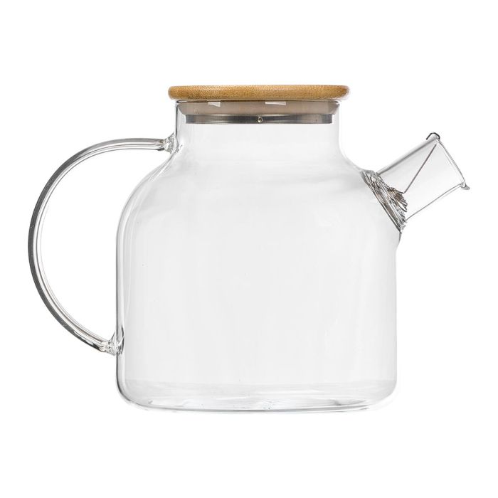 Vivalto Tetera de Vidrio Borosilicato con Tapa de Bambú 1.5 Litros - Resistente al Calor, Incluye Filtro (Set de 6) Vivalto Tetera de Vidrio Borosilicato con Tapa de Bambú 1.5 Litros - Resistente al Calor, Incluye Filtro (Set de 6)