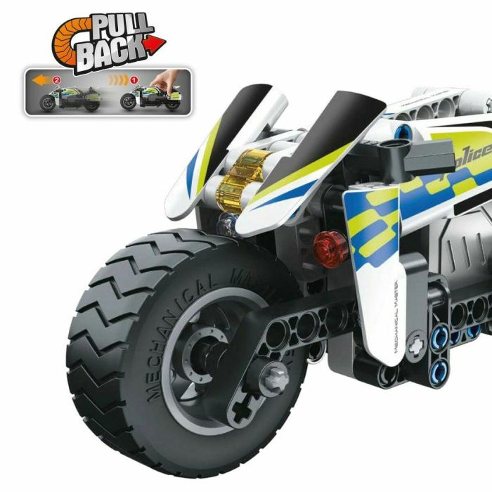 Juego construccion moto policia retrofriccion 193 piezas. 7x19x9 cm 5 Juego construccion moto policia retrofriccion 193 piezas. 7x19x9 cm 5