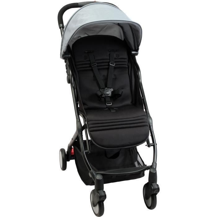 BAMBIKID Cochecito Yuko City Ultracompacto y Ultraligero 6.7kg - Plegado una Mano, desde Nacimiento hasta 15kg - Ideal Viajes Equipaje Mano Gris 1 BAMBIKID Cochecito Yuko City Ultracompacto y Ultraligero 6.7kg - Plegado una Mano, desde Nacimiento hasta 15kg - Ideal Viajes Equipaje Mano Gris 1