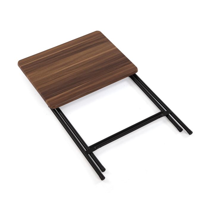 Mesa Plegable Versa 37.5x65.5x47.5 cm - Madera MDF y Metal 2 Mesa Plegable Versa 37.5x65.5x47.5 cm - Madera MDF y Metal 2