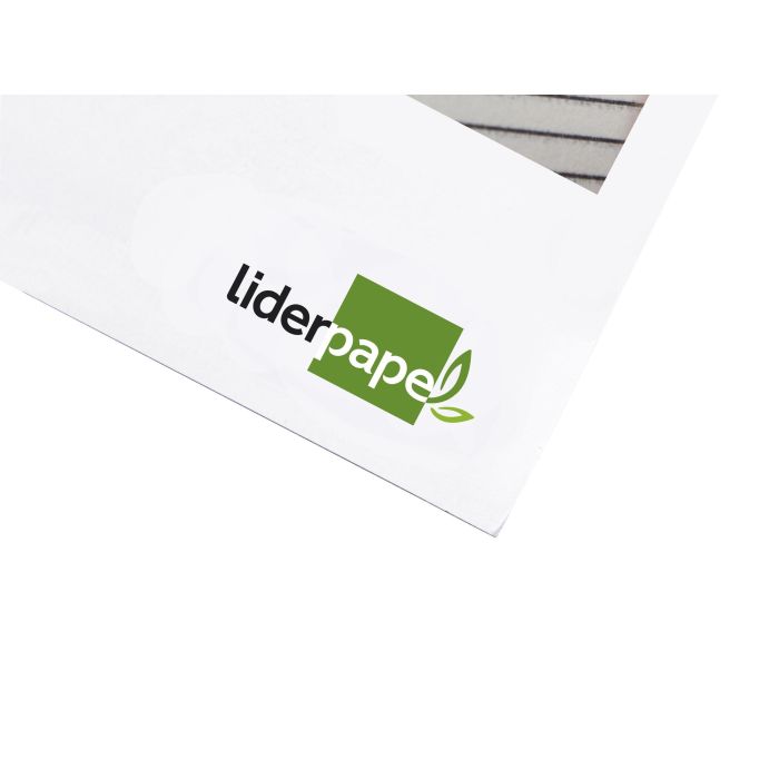 Liderpapel Bloc de Música Pentagrama 3mm Cuarto 20 Hojas 100g/m2 Apaisado 4