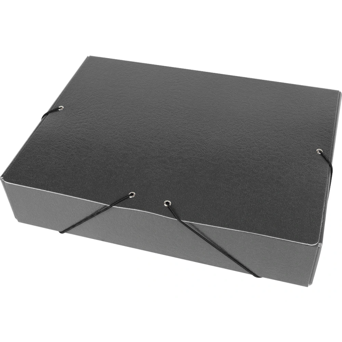 Liderpapel Carpeta Proyectos Folio Lomo 70mm Cartón Gofrado Gris 245x345mm 2