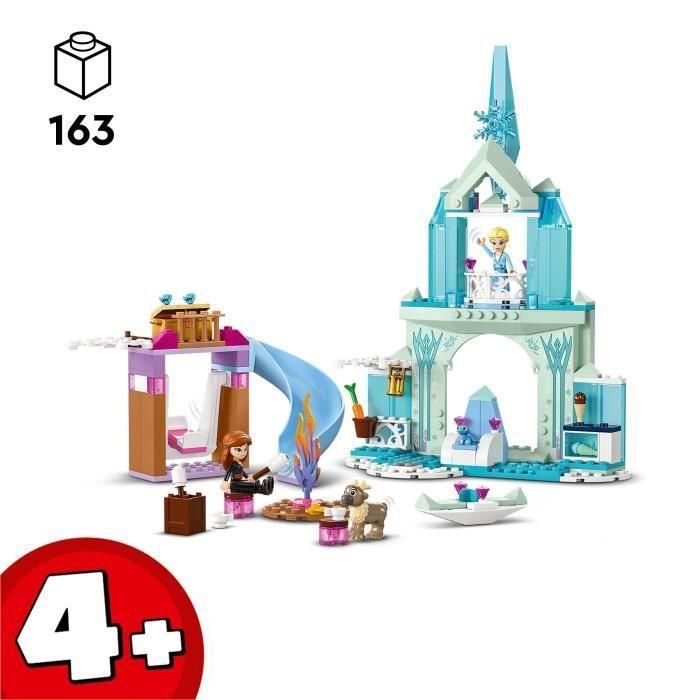 LEGO 43238 Disney Princess: Castillo de Hielo de Elsa Frozen, Juguete para Construir con 2 Figuras de Animales 1 LEGO 43238 Disney Princess: Castillo de Hielo de Elsa Frozen, Juguete para Construir con 2 Figuras de Animales 1