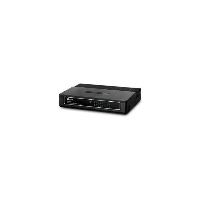 TP-Link TL-SF1016D No administrado Fast Ethernet (10/100) Negro 1 TP-Link TL-SF1016D No administrado Fast Ethernet (10/100) Negro 1