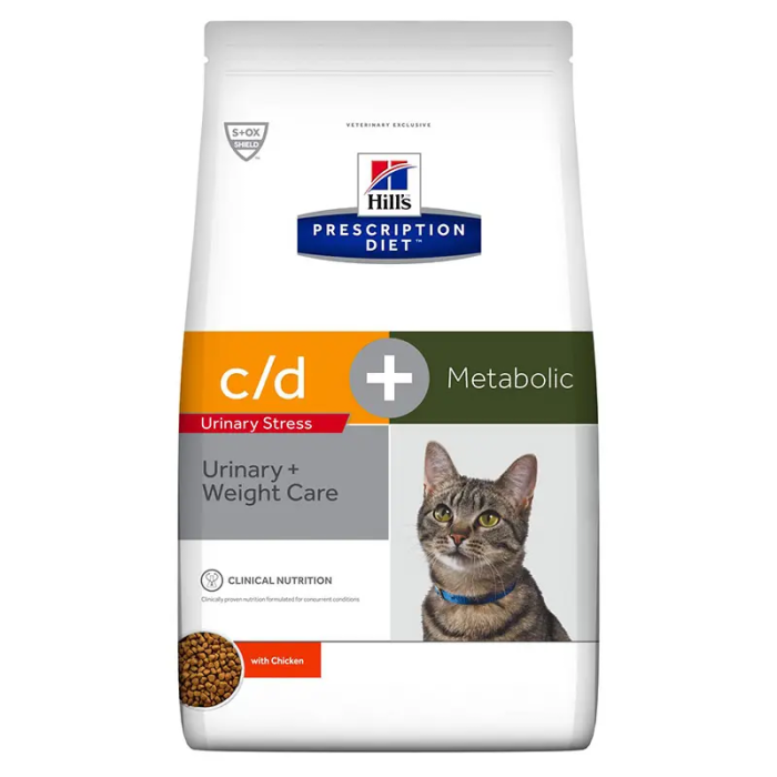 Hill's Hpd Feline C-D Urinary Stress Metabolic Pienso para Gatos con Problemas Urinarios y Metabólicos 8 kg Hill's Hpd Feline C-D Urinary Stress Metabolic Pienso para Gatos con Problemas Urinarios y Metabólicos 8 kg
