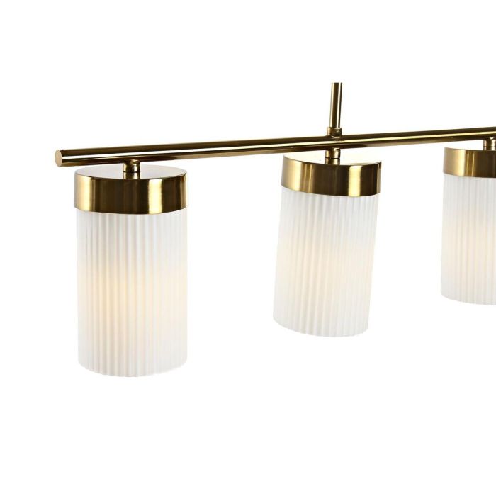 Lampara Techo Moderno DKD Home Decor Dorado Blanco 15 x 25 x 60 cm 4 Lampara Techo Moderno DKD Home Decor Dorado Blanco 15 x 25 x 60 cm 4