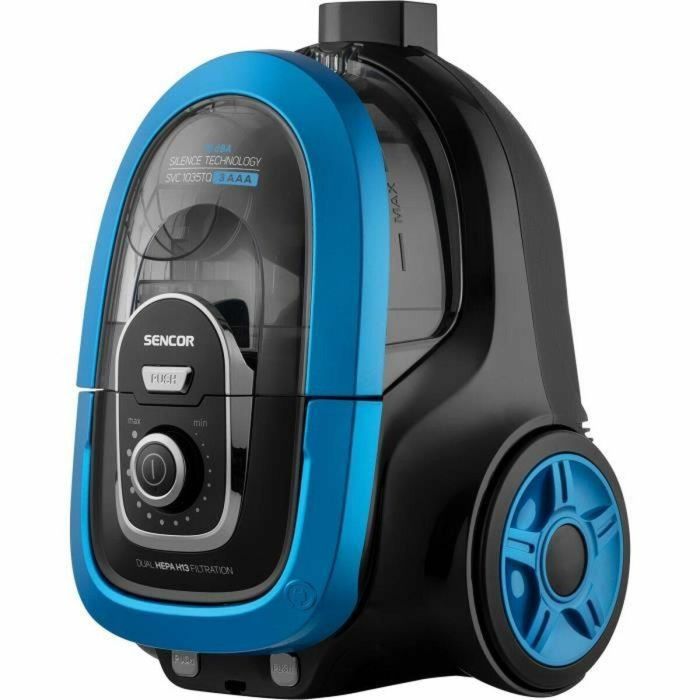 Aspirador de bote sin bolsa - SENCOR - SVC-1035TQ - 750 W - 75 dB - 1 L - Negro / Azul 3