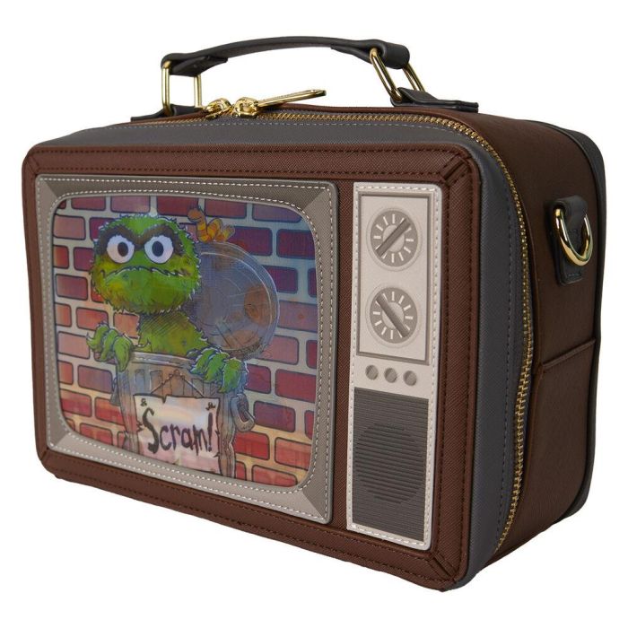 Bolso bandolera lenticular Retro TV Barrio Sesamo Loungefly 5