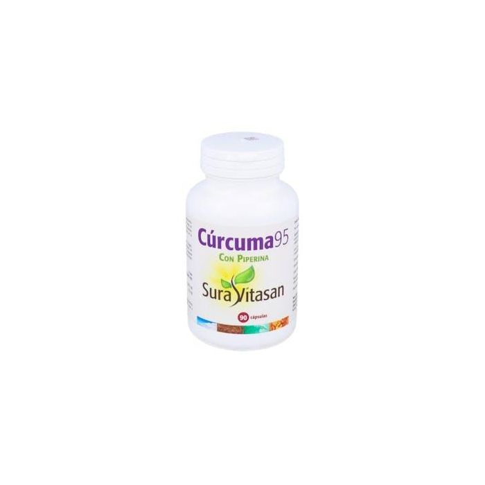 SURA VITASAN Cúrcuma 95% Curcuminoides 500mg Extracto Estandarizado 90 Cápsulas Vegetales