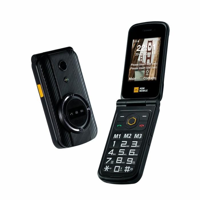AGM Mobile M8 Klapper Teléfono Móvil 4G Resistente (Rugged) Negro