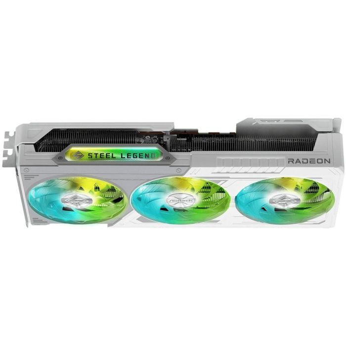 ASRock Radeon RX 9070 Steel Legend 16GB GDDR6 3Fan Tarjeta Gráfica 3
