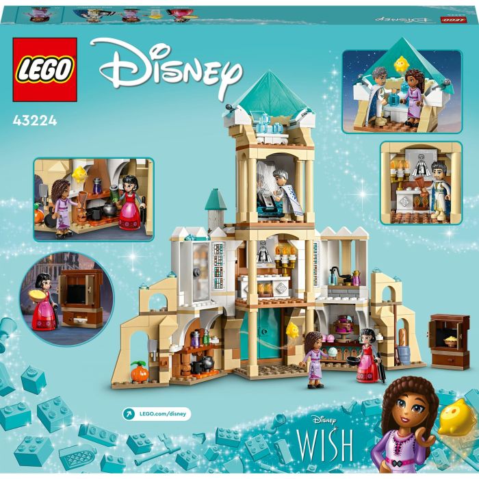 LEGO 43224 Castillo del Rey Magnífico Disney Wish con minifiguras de Asha, Dahlia y Rey Magnífico 5 LEGO 43224 Castillo del Rey Magnífico Disney Wish con minifiguras de Asha, Dahlia y Rey Magnífico 5