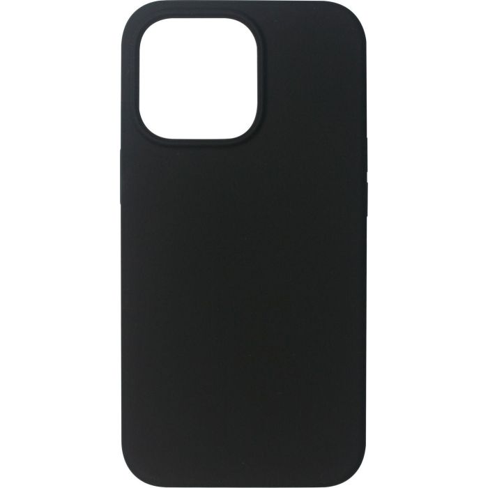 eSTUFF Funda INFINITE RIGA de silicona para iPhone 13 Pro - Negra - 93% material reciclado