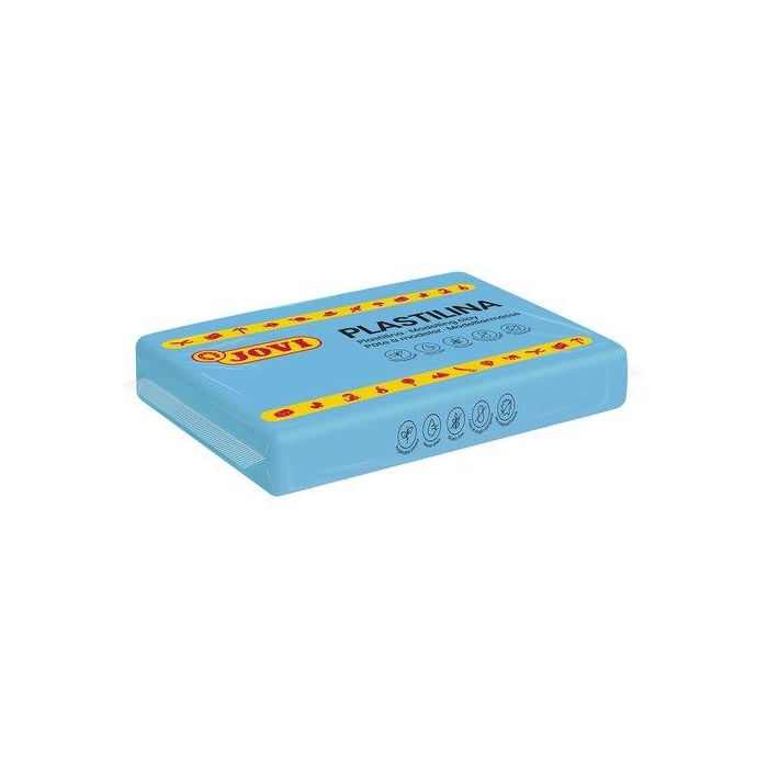 Plastilina Jovi 72 Pastilla 350 Gr. Azul Claro Caja De 15