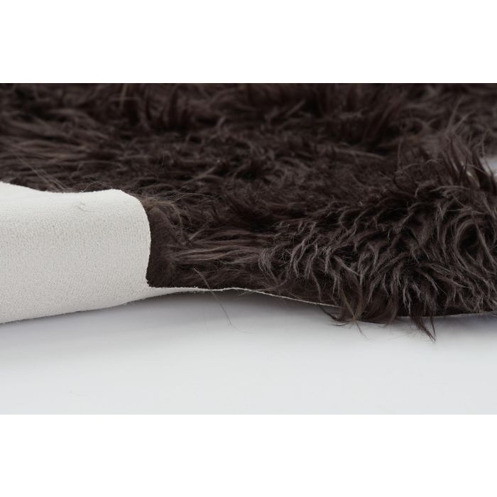 Alfombra Alpino DKD Home Decor Marron 150 x 2 x 160 cm 2