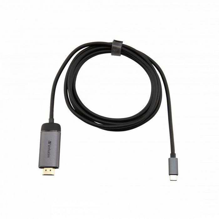 Verbatim Adaptador USB-C a HDMI 4K Ultra HD para Smartphones, Laptops y MacBooks, Portátil, Resoluciones 4K 3