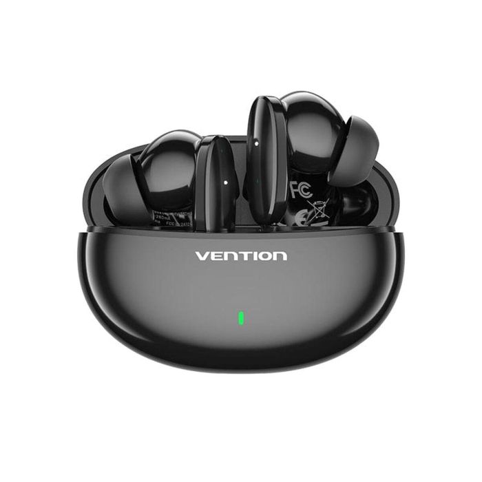 Auriculares Bluetooth Vention NBFB0 con estuche de carga/ Autonomía 7h/ Negros Auriculares Bluetooth Vention NBFB0 con estuche de carga/ Autonomía 7h/ Negros