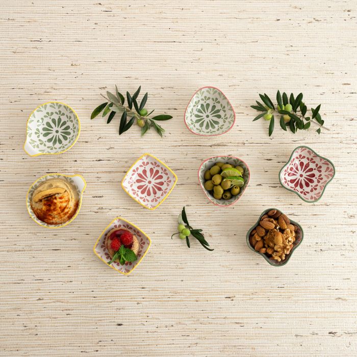 Bol para Aperitivos Quid Velvet Verde Cerámica 11,5 x 10 x 3,8 cm (24 Unidades) 4