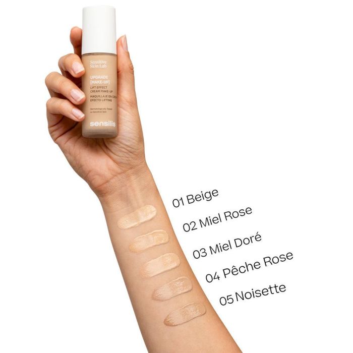 Sensilis Upgrade Make-Up Base Maquillaje Crema Efecto Lifting #03 Miel Doré 30 ml 2