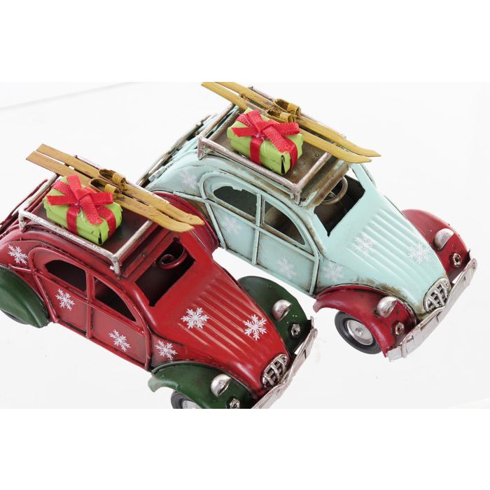 Vehiculo Decoracion Navidad Tradicional DKD Home Decor Rojo Azul 5 x 6 x 11 cm (4 Unidades) 2 Vehiculo Decoracion Navidad Tradicional DKD Home Decor Rojo Azul 5 x 6 x 11 cm (4 Unidades) 2