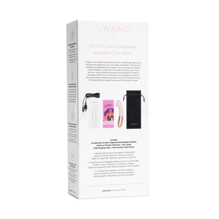 Vibrador de Punto G Le Wand Gee Dorado 5 Vibrador de Punto G Le Wand Gee Dorado 5