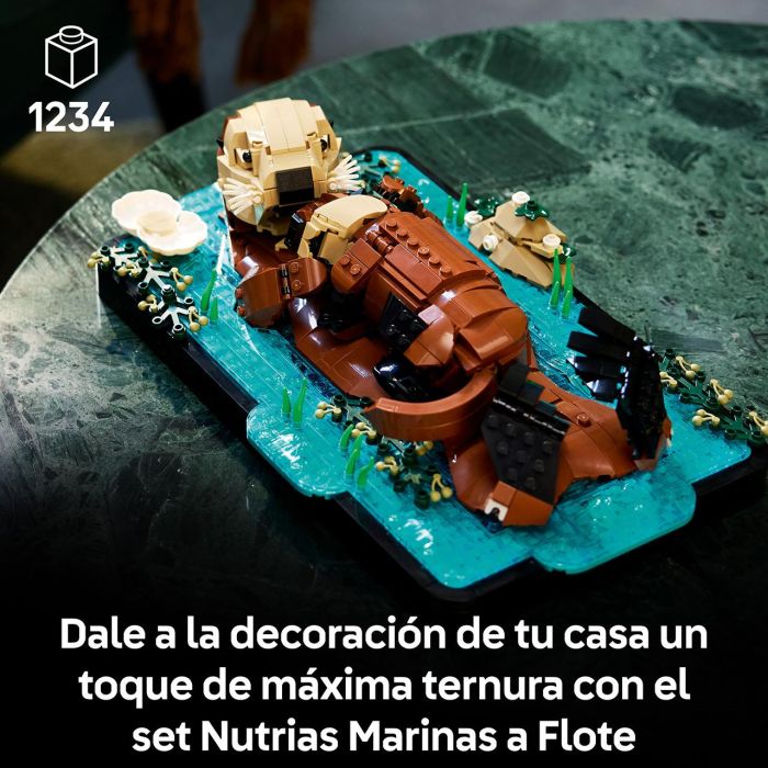 LEGO Ideas 21366 Nutrias Marinas a Flote Set de Construcción de 1234 Piezas para Adultos +18