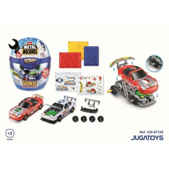 Casco metal machines sonic speed hero, monta tu propio coche 1 Casco metal machines sonic speed hero, monta tu propio coche 1
