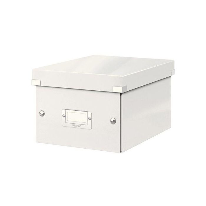 Caja Para Almacenamiento Leitz Click&Store Universal Pequeña 216X160X282 Mm Blanco