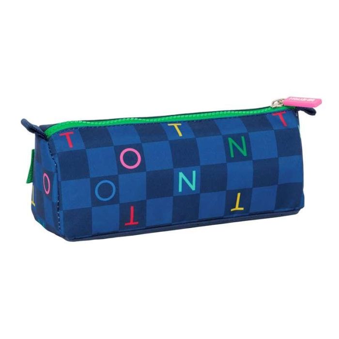 Bolso Escolar Portatodo Safta Benetton Damero 80x210x70 mm 1 Bolso Escolar Portatodo Safta Benetton Damero 80x210x70 mm 1