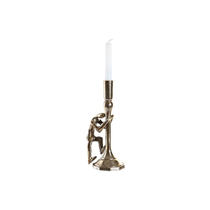 Candelabro Moderno DKD Home Decor Champan Negro 10 x 27 x 12 cm (2 Unidades) 3 Candelabro Moderno DKD Home Decor Champan Negro 10 x 27 x 12 cm (2 Unidades) 3