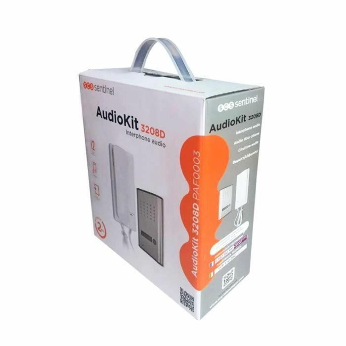 Sistema de portero automático SCS SENTINEL Audiokit 3208D Aluminio Plástico 1 Sistema de portero automático SCS SENTINEL Audiokit 3208D Aluminio Plástico 1
