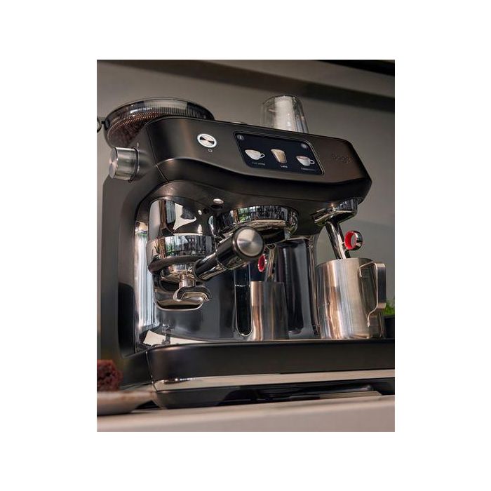 Sage Cafetera Espresso Automática Oracle Jet Negro Trufado, Pantalla Táctil, Sistema ThermoJet 5 Sage Cafetera Espresso Automática Oracle Jet Negro Trufado, Pantalla Táctil, Sistema ThermoJet 5
