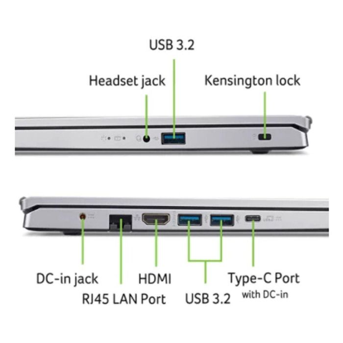 Acer Ag15 - 42P Portátil 15.6" Full HD, AMD Ryzen 7 5825U, 16GB RAM, 512GB SSD, Windows 11 Home 9