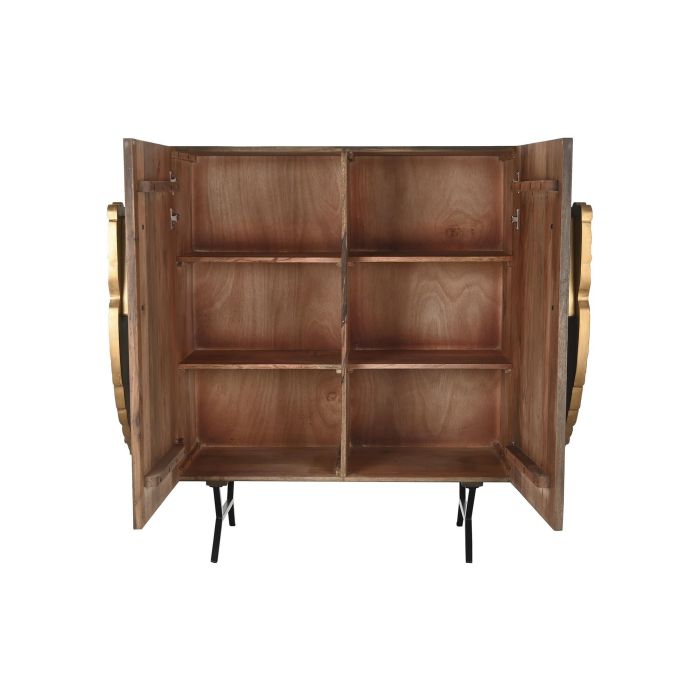 DKD Home Decor Aparador Dorado Marron Mango 100 x 50 x 120 cm 3