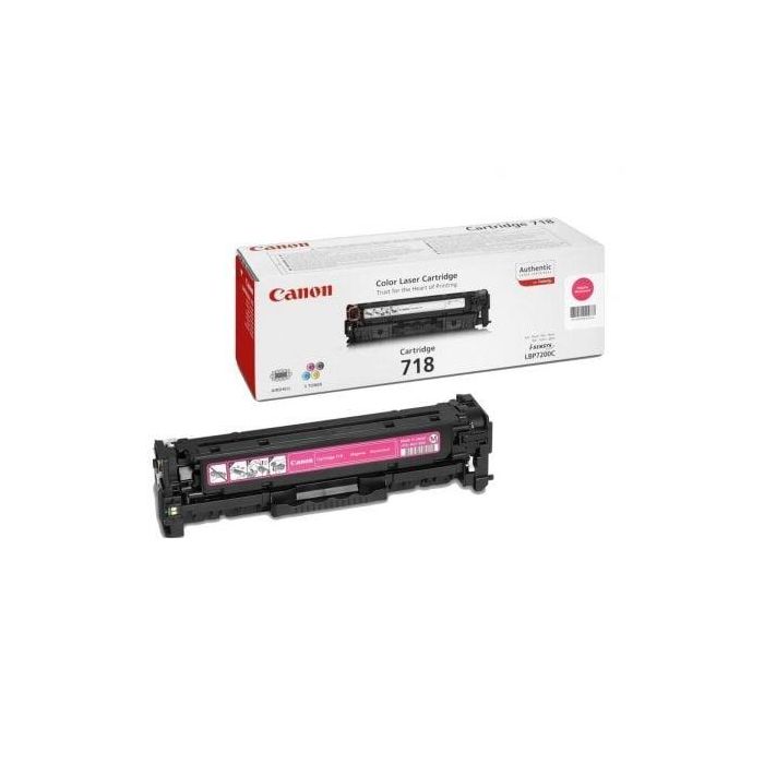 Consumible Impresora Laser Canon Toner 718 Magenta Canon