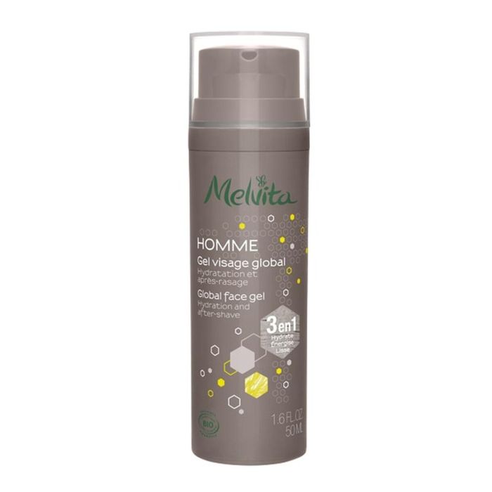 Melvita Gel de Rostro Global 4 en 1 para Hombre 50ml - Hidratante, Antiedad, Calmante Post-Afeitado, Todo Tipo Piel 0 Melvita Gel de Rostro Global 4 en 1 para Hombre 50ml - Hidratante, Antiedad, Calmante Post-Afeitado, Todo Tipo Piel 0