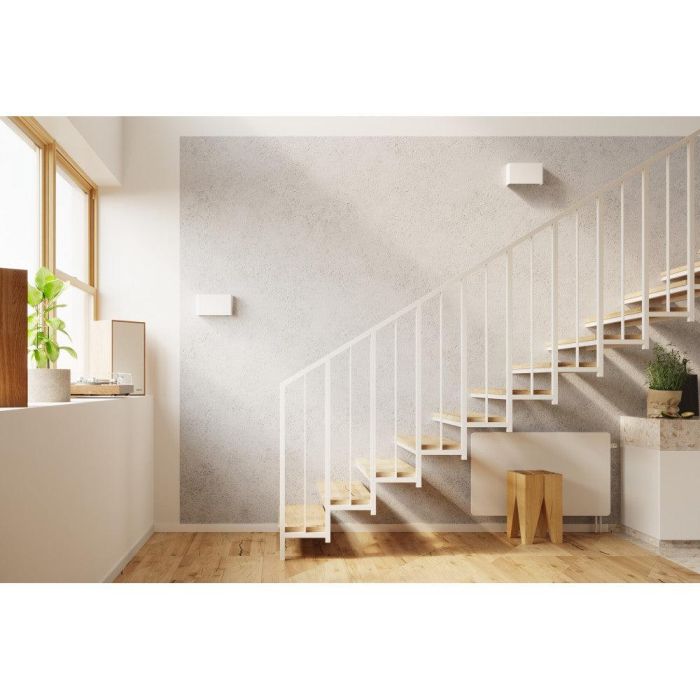 SOL-SL.0419 Aplique de Pared Copertura Moderno Blanco Acero para Interior Diseño Geométrico Iluminación Eficaz 5