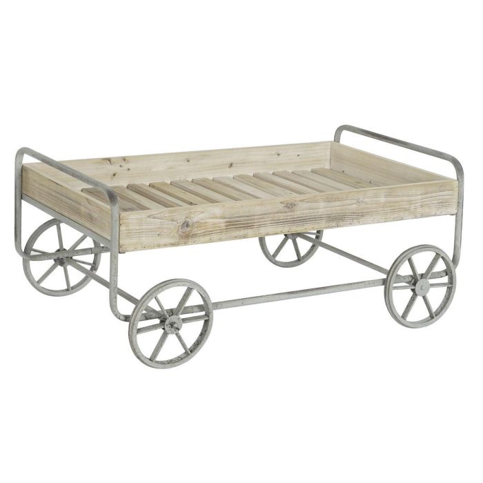 Carro Vintage DKD Home Decor Natural Gris 67 x 46 x 110 cm