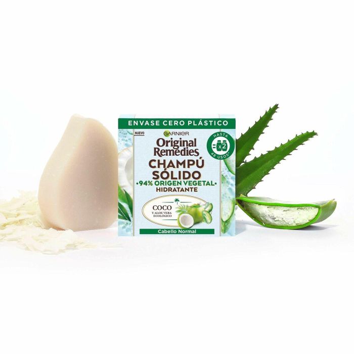 Garnier Original Remedies Champú Sólido Hidratante De Coco 3