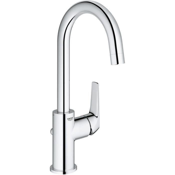 Grohe 23811000 - Grifo de Baño Mezclador Monomando, Serie Start Flow, Talla L, Acabado Cromo, con Ahorro de Agua Grohe 23811000 - Grifo de Baño Mezclador Monomando, Serie Start Flow, Talla L, Acabado Cromo, con Ahorro de Agua