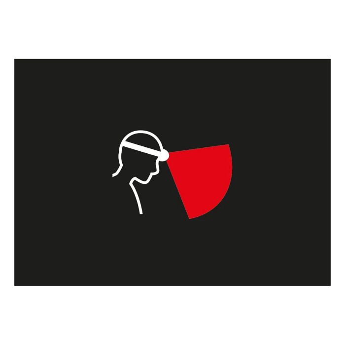 Petzl SWIFT LT Linterna frontal LED recargable - 380 lm máx., 3 modos, IPX4, color negro/naranja