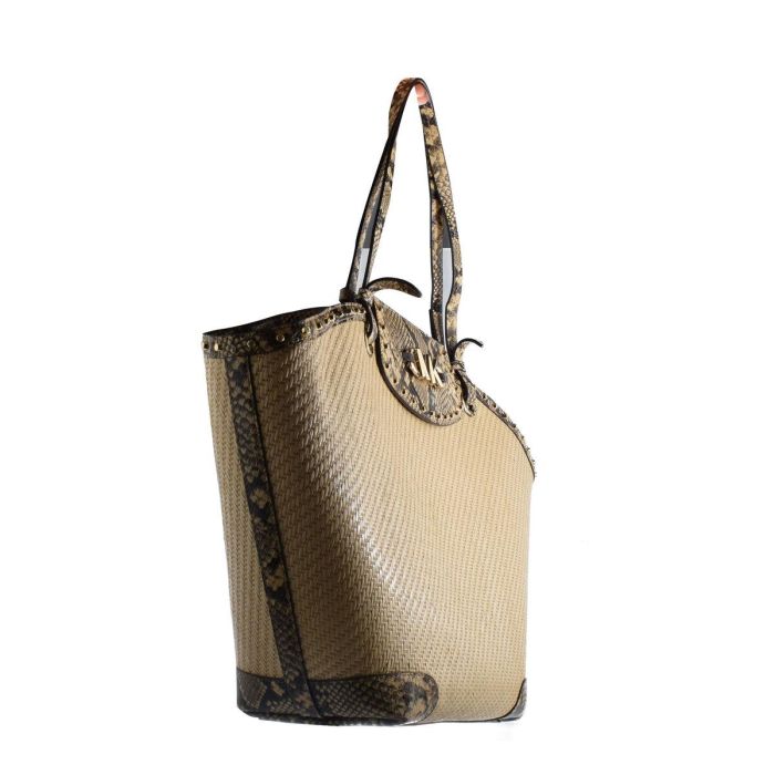 Bolso Mujer Michael Kors 30T1GZYTT4W-NATURAL Marrón 26-56 x 38 x 13 cm 2