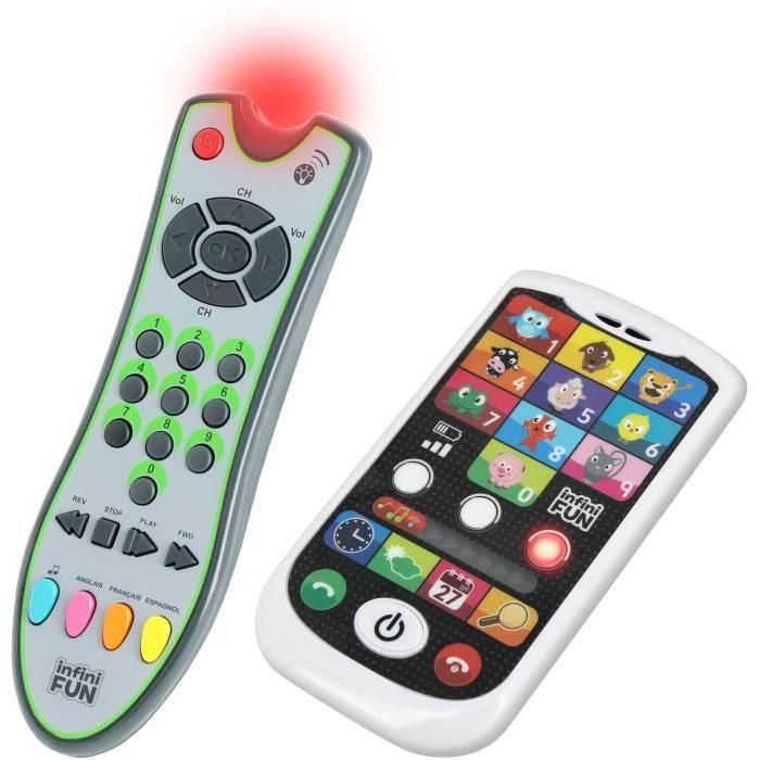Teléfono y Mando a Distancia - KD - Mon Duo High-Tech - Aprendiendo animales, números y colores 3 Teléfono y Mando a Distancia - KD - Mon Duo High-Tech - Aprendiendo animales, números y colores 3