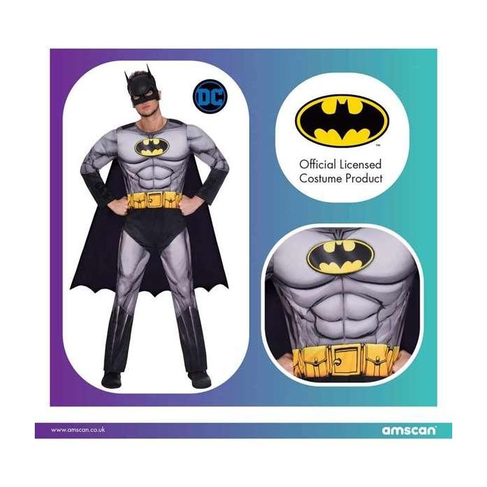 Disfraz adulto w.b. batman clasico talla l 3 Disfraz adulto w.b. batman clasico talla l 3