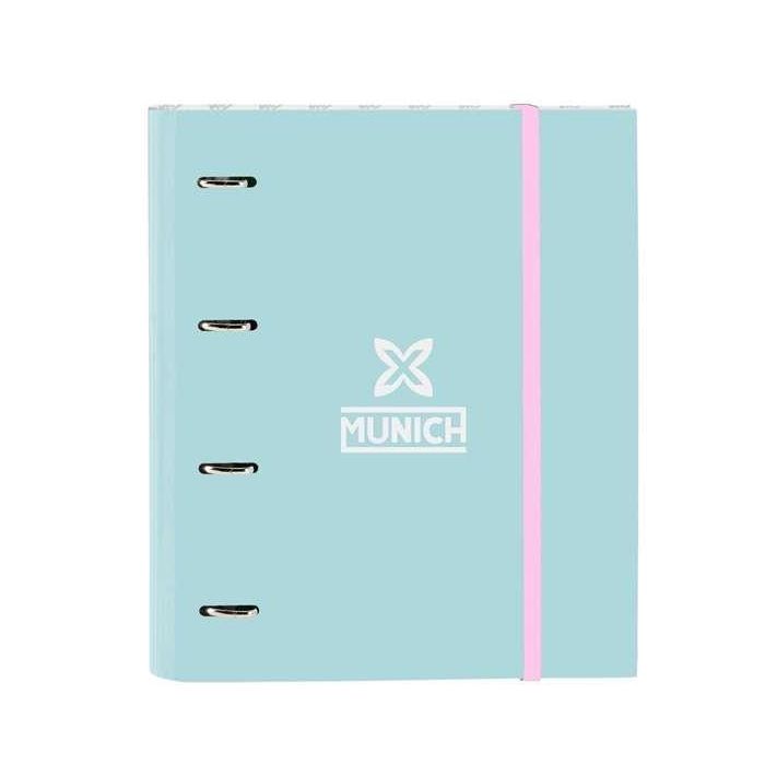 Carpeta de anillas Munich Heaven Azul cielo 27 x 32 x 3.5 cm 2