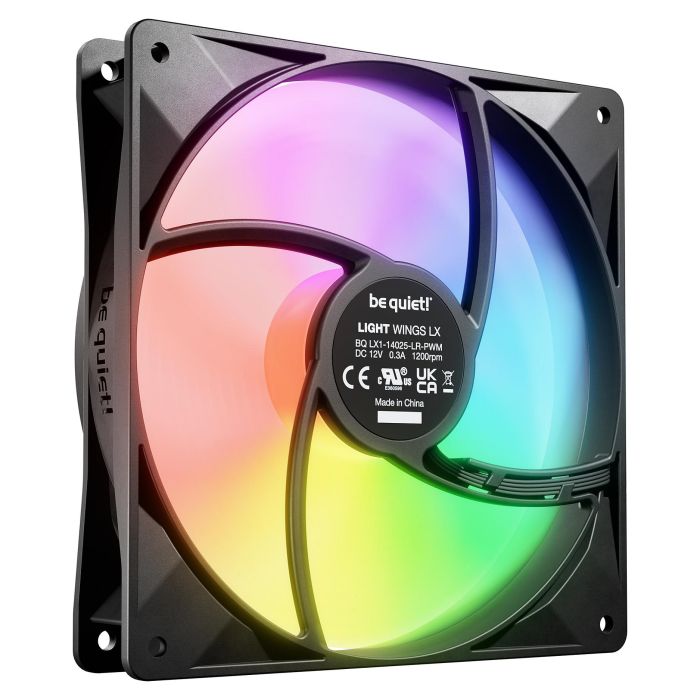 Be Quiet Light Wings LX BL126 Ventilador de Caja 140 mm PWM 2