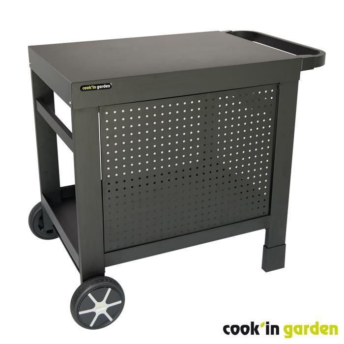 Carrito de servicio - COOK'IN GARDEN - Reva 80 - 100% metal Carrito de servicio - COOK'IN GARDEN - Reva 80 - 100% metal