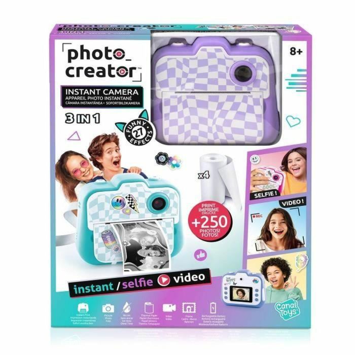Canal Toys CLK 056/CTCLK056 Creator Cámara Instantánea Morada 2